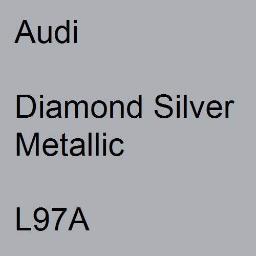 Audi, Diamond Silver Metallic, L97A.